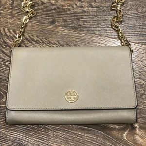 Tory Burch Leather Crossbody Wallet